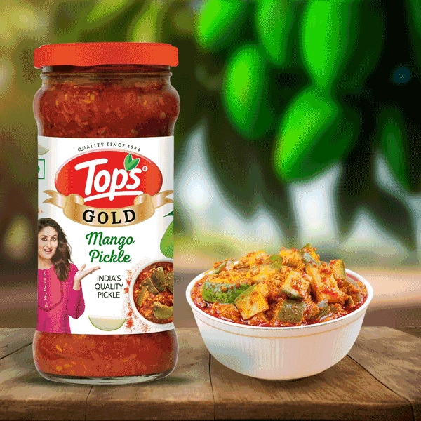 Tops Gold Mango Pickle - 375gram, NA, NA