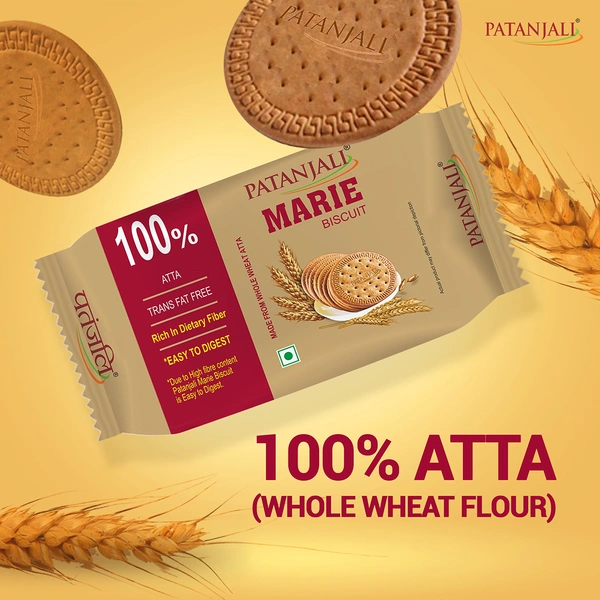 Patanjali Marie Biscuit - 225g, NA, NA