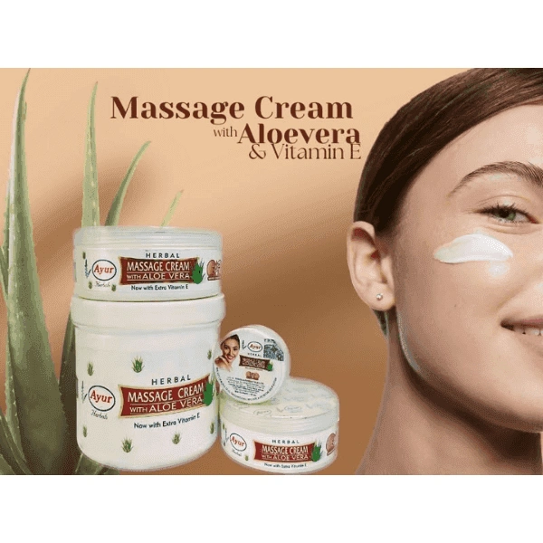 Ayur Massage Cream With Aloe Vera - 80ml, NA, NA