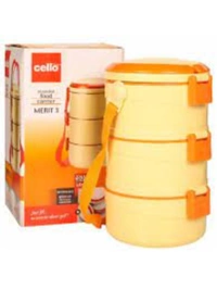 Cello Merit XL-3 Lunch Tiffin - 1 Pcs, NA, NA