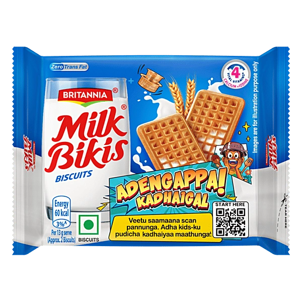 Britannia Milk Bikis Biscuits - 35.5g, NA, NA