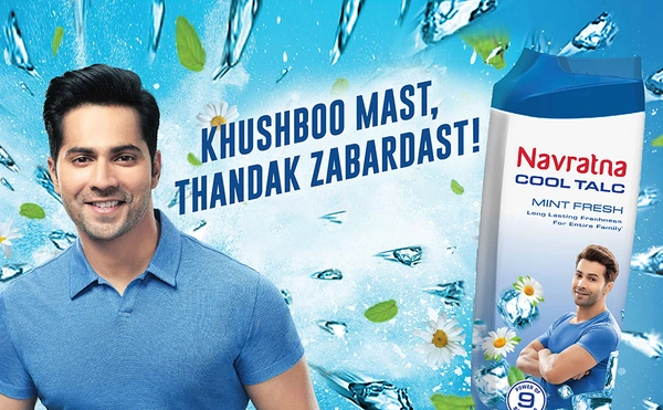 Navratna Cool Talc Active Deo - 50g, NA, NA