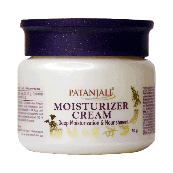 Patanjali Moisturizer Cream - 50g, NA, NA