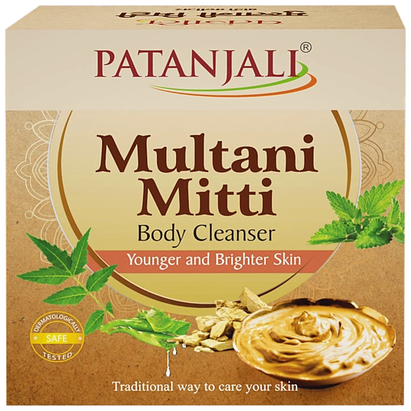 Patanjali Multani Mitti body Cleanser - 75g, NA, NA