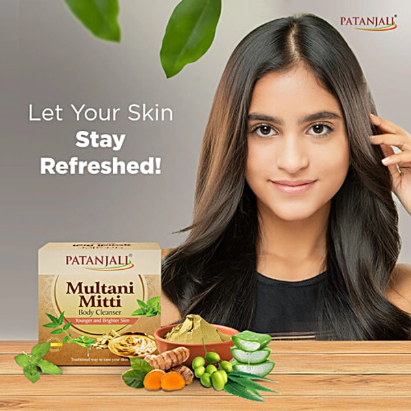 Patanjali Multani Mitti body Cleanser - 75g, NA, NA