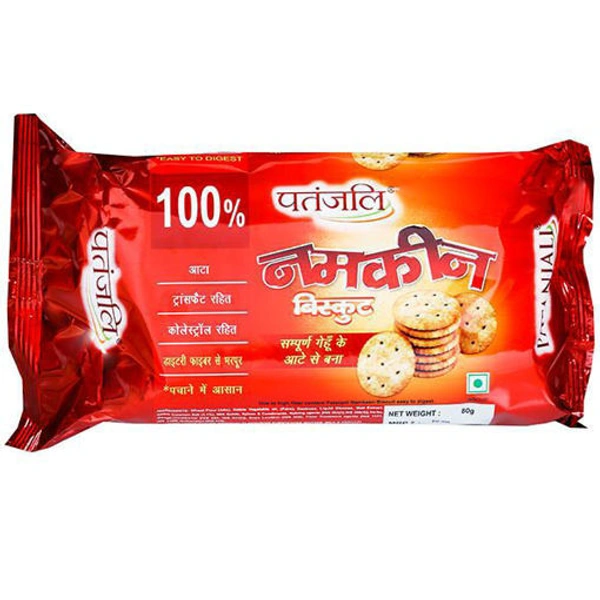 Patanjali Namkeen Biscuit - 60g, NA, NA