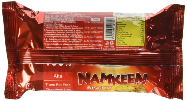 Patanjali Namkeen Biscuit - 60g, NA, NA