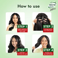 NIHAR SHANTI NATURAL HAIR OIL - 68ML, NA, NA