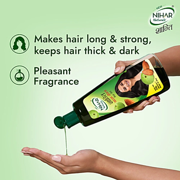 NIHAR SHANTI NATURAL HAIR OIL - 400ML, NA, NA