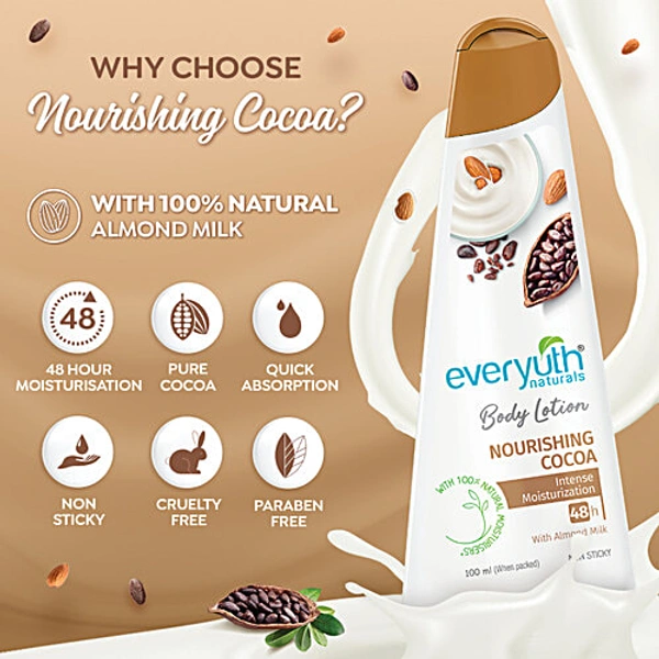 EVERYUTH NATURALS BODY LOTION - 100ML, NA, NA