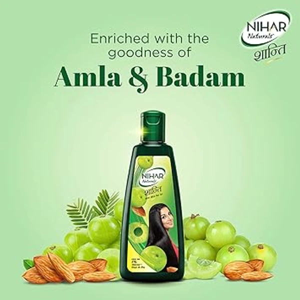 NIHAR SHANTI NATURALS SHANTI HAIR OIL - 275ML, NA, NA