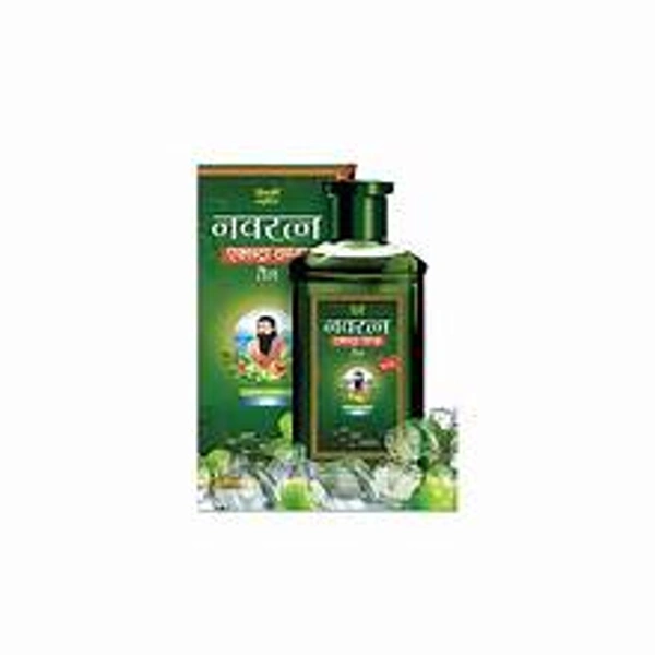 NAVRATNA AYURVEDIC EXTRA THANDA OIL - 180ML, NA, NA