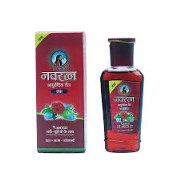 NAVRATNA AYURVEDIC THANDA OIL - 90ML, NA, NA