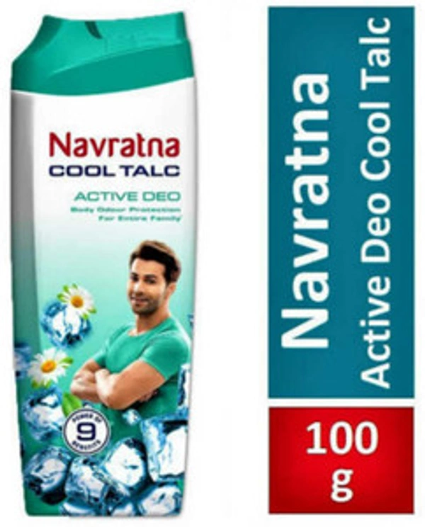 Navratna Maxx Cool Talc - 100g, NA, NA