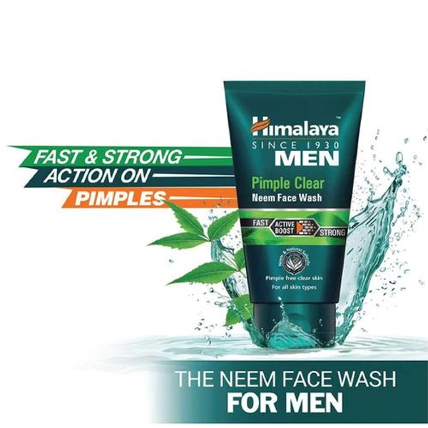 HIMALAYA MEN NEEM FACEWASH - 50ML, NA, NA