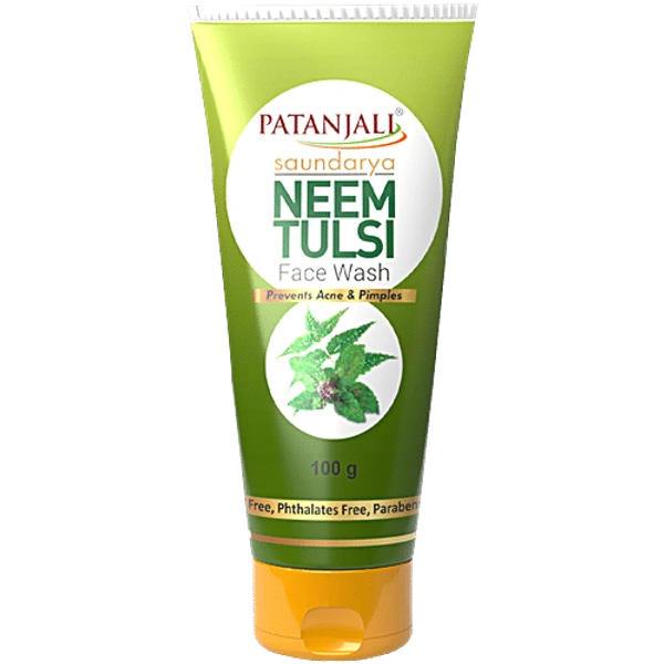 PATANJALI NEEM TULSI FACEWASH - 100G, NA, NA