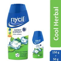 Nycil Cool Herbal powder - 150g, NA, NA