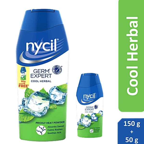 Nycil Cool Herbal powder - 150g, NA, NA