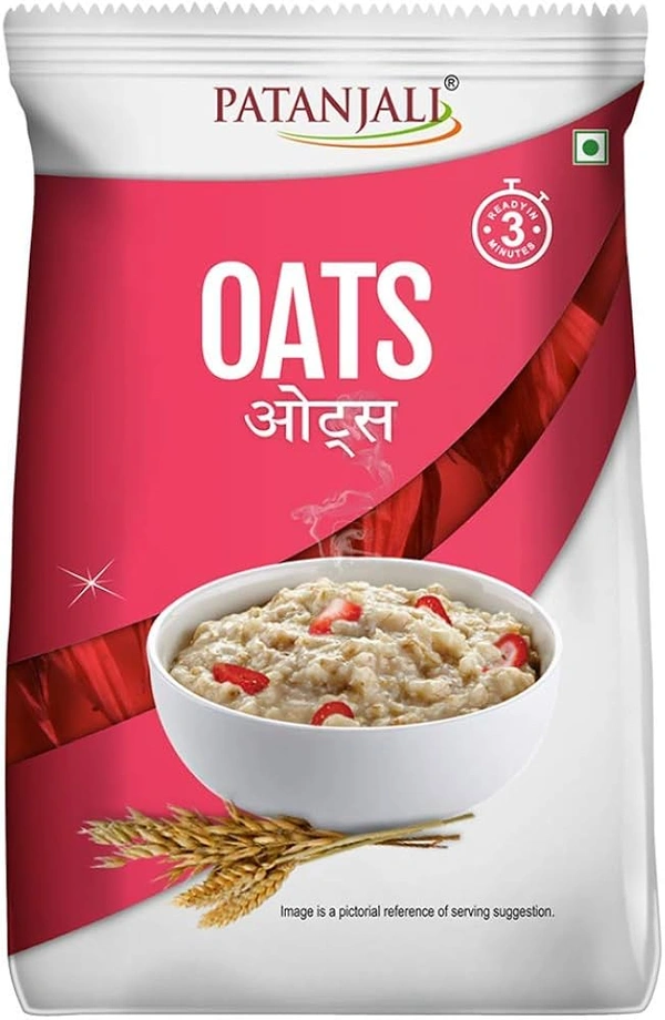 Patanjali Oats Rolled Oats - 500gram, NA, NA