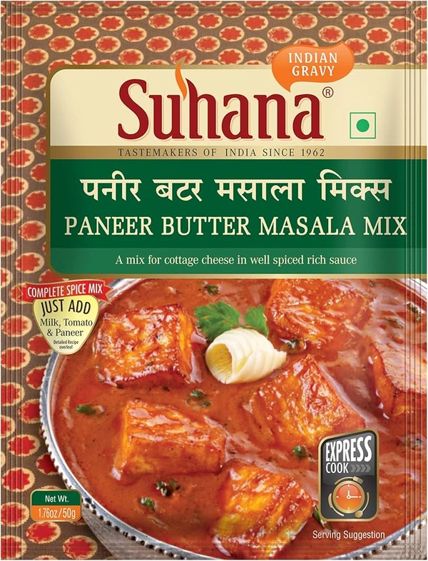 Suhana Paneer Butter Masala Mix - 50g, NA, NA