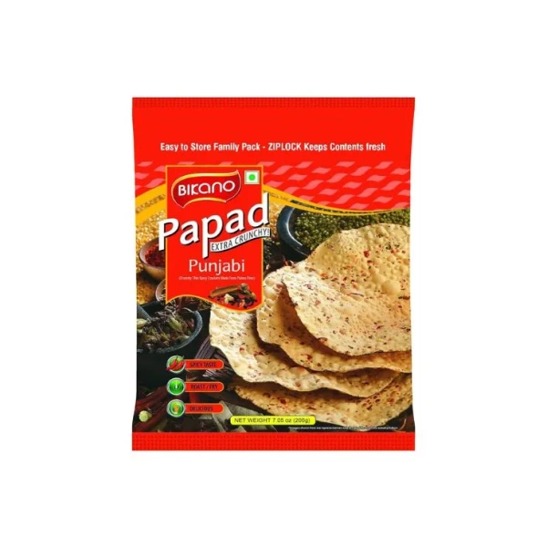 Bikano Papad punjabi - 200g, NA, NA