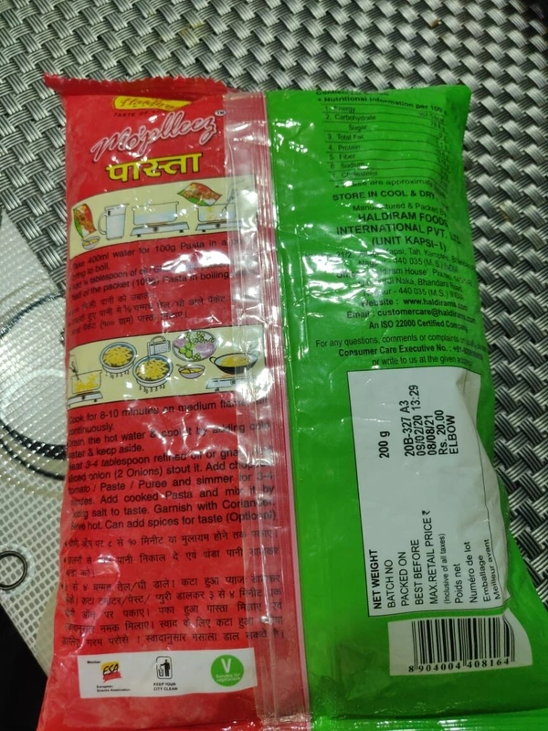 Haldirams Pasta - 180g, NA, NA