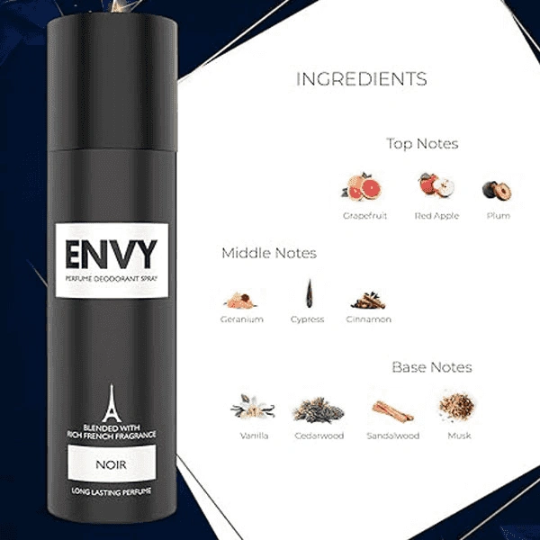 ENVY PERFUME DEODORANT SPRAY - 120ML, NA, NA