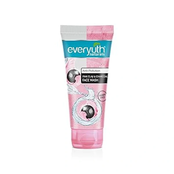 EVERYUTH PINKY CLAY & CHARCOAL FACEWASH - 50G, NA, NA