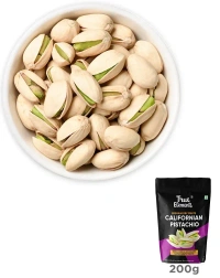True elements Californian Pistachio dry fruits - 200g, NA, NA