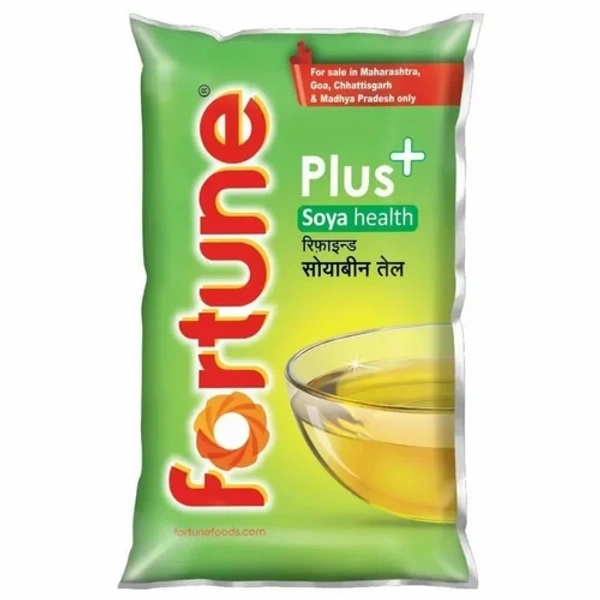 Fortune Plus Soya health Refined soyabean oil - 1 Ltr, NA, NA