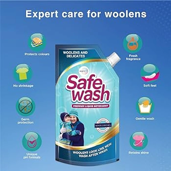 SAFE WASH PREMIUM LIQUID DETERGENT - 1KG, NA, NA