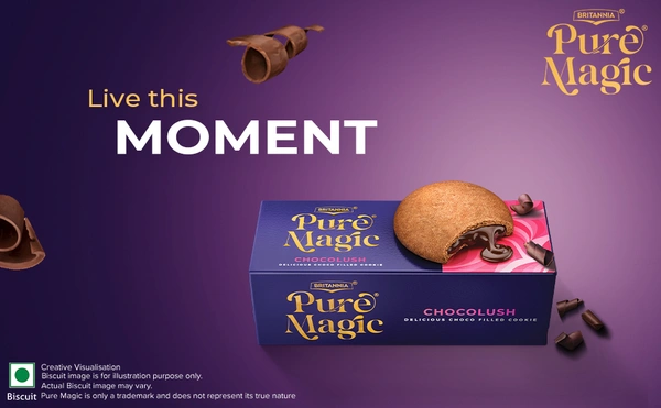 Britannia Pure Magic Chocolush - 87.5g, NA, NA