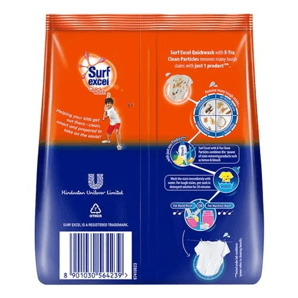 SURF EXCEL QUICK WASH DETERGENT - 500G, NA, NA
