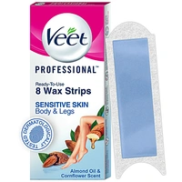 Veet Ready -to-use Half Body Wax strips - 8 N, NA, NA