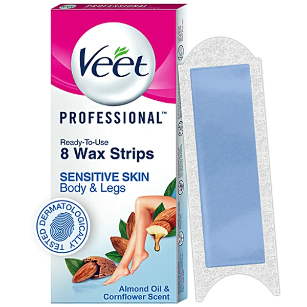 Veet Ready -to-use Half Body Wax strips - 8 N, NA, NA
