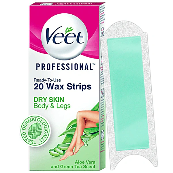 Veet Ready -to-use Half Body Wax strips - 20N, NA, NA