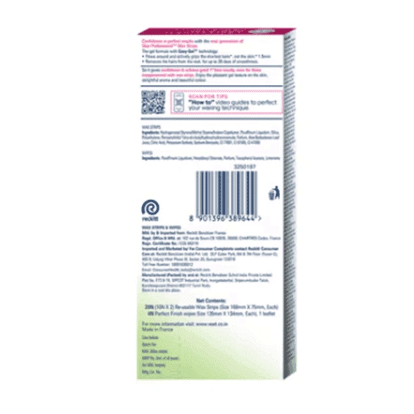 Veet Ready -to-use Half Body Wax strips - 20N, NA, NA