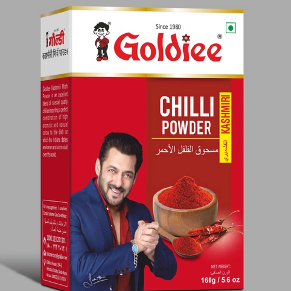 Goldiee Red Chilli Powder - 500g, NA, NA