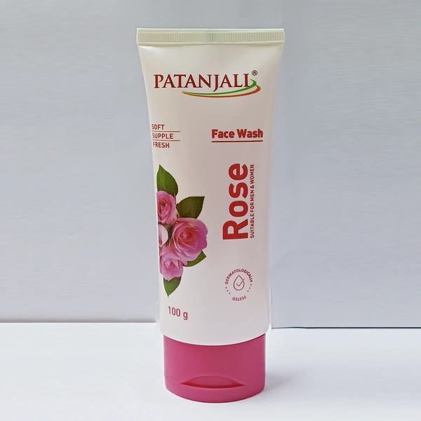 PATANJALI ROSE FACEWASH - 100G, NA, NA