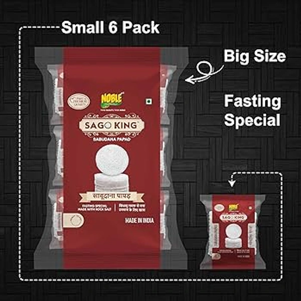 Sagoking Sabudana papad - 480gram, NA, NA