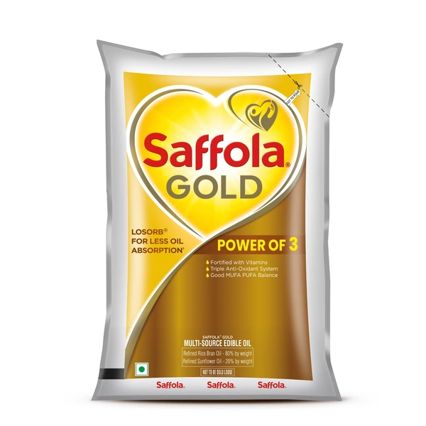 Saffola Gold - 1 Ltr, NA, NA