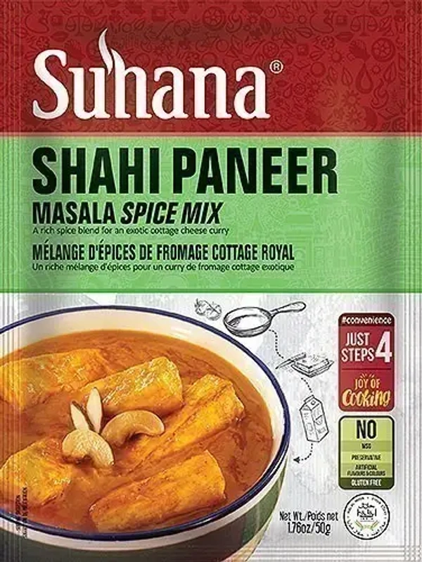 Suhana Shahi Paneer Mix - 50g, NA, NA