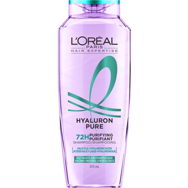 loreal Paris Shampoo Hyaluron Pure 72H Purifying - 200ml, NA, NA