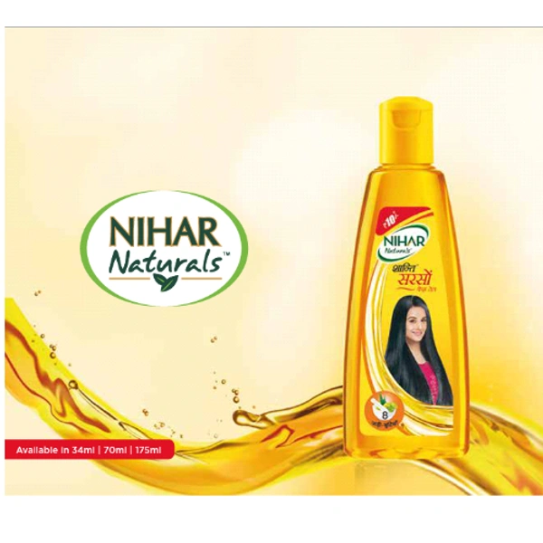 NIHAR SHANTI SHANTI SARSO AMLA KESH TAIL - 29ML, NA, NA