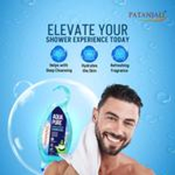 Patanjali Shower Gel Aqua Pure - 250ml, NA, NA