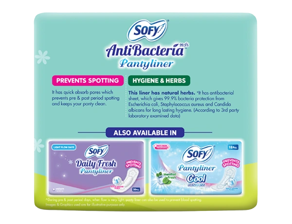 SOFY ANTIBACTERIAL PANTILINER - NA, NA