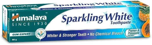 Himalaya Sparkling White Toothpaste - 80g, NA, NA
