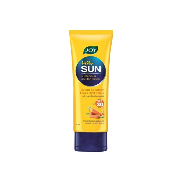 Joy Sunblock & Anti-Tan Lotion - 60ml, NA, NA