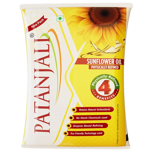 Patanjali Sunflower Oil Refined - 1L, NA, NA
