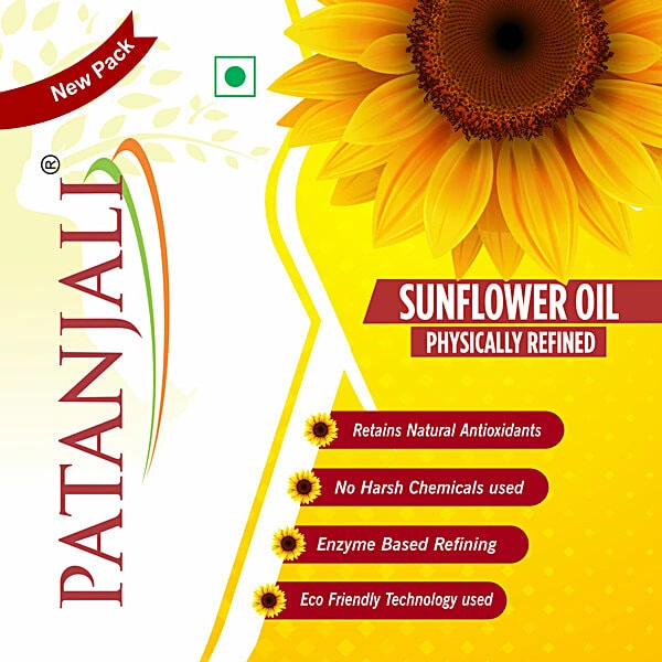 patanjali Sunflower Oil Refined - 1L, NA, NA